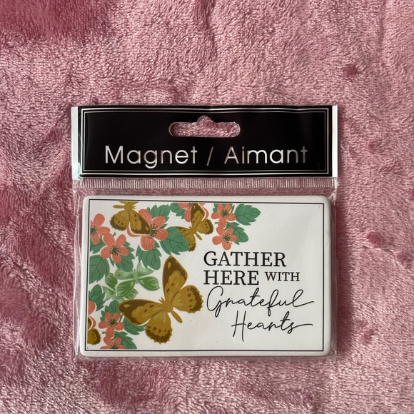 Gather Here With Grateful Hearts Magnet - Picture 1 of 2